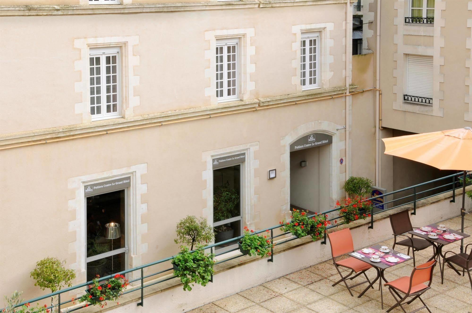 Best Western Poitiers Centre Le Grand Hôtel Exterior foto